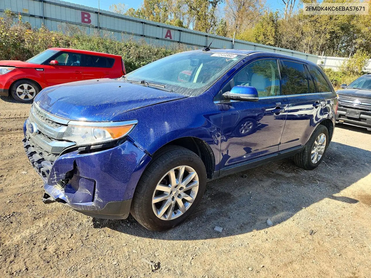 FORD EDGE 2014, VIN 2FMDK4KC6EBA57671
