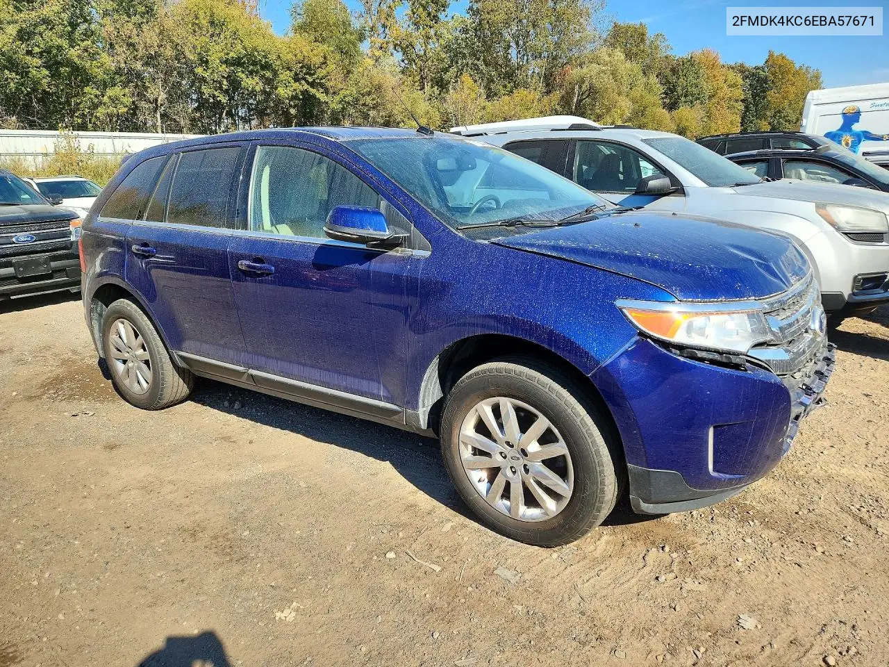 2014 FORD EDGE VIN 2FMDK4KC6EBA57671 — фото 4