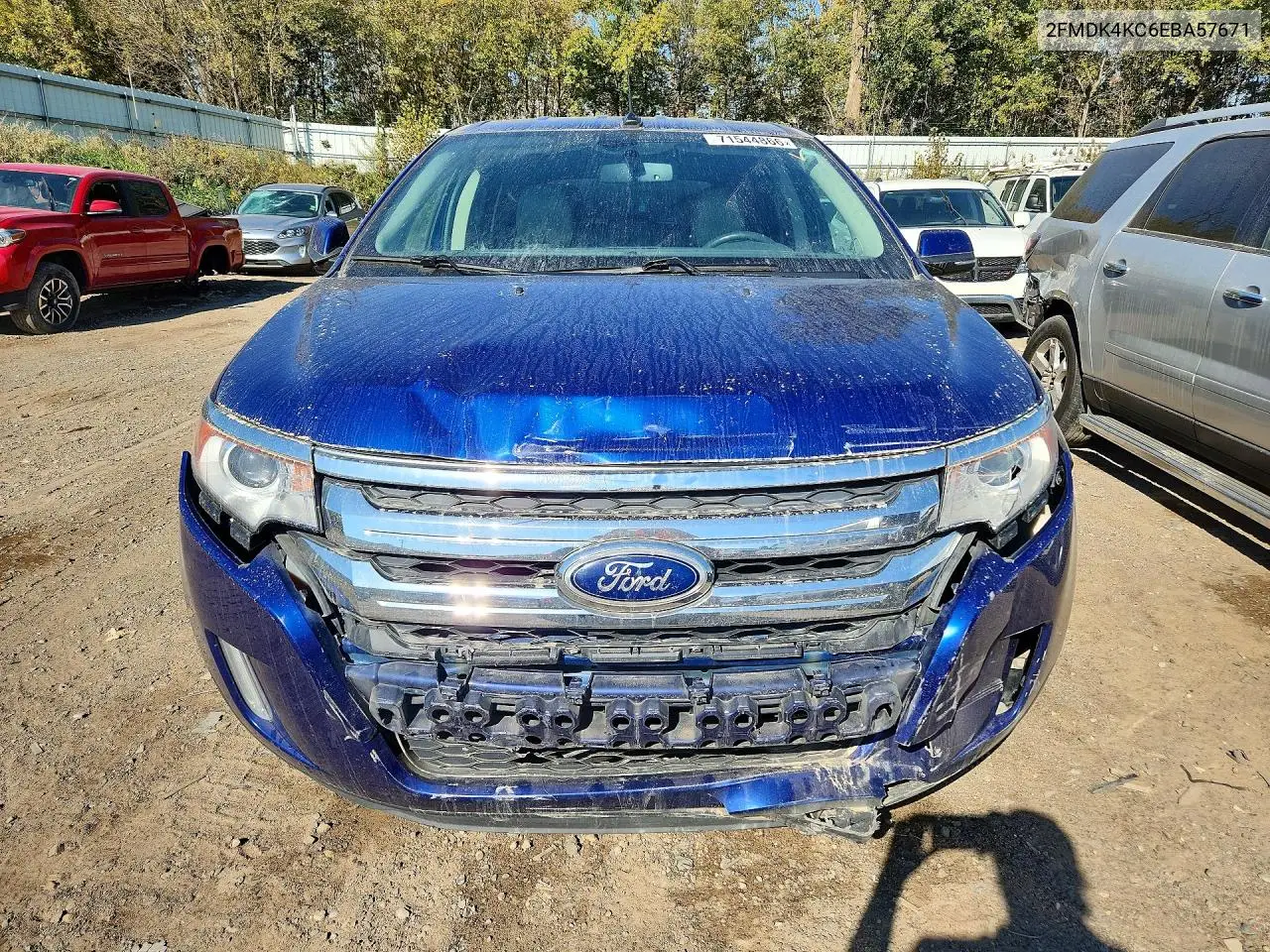 2014 FORD EDGE VIN 2FMDK4KC6EBA57671 — фото 5