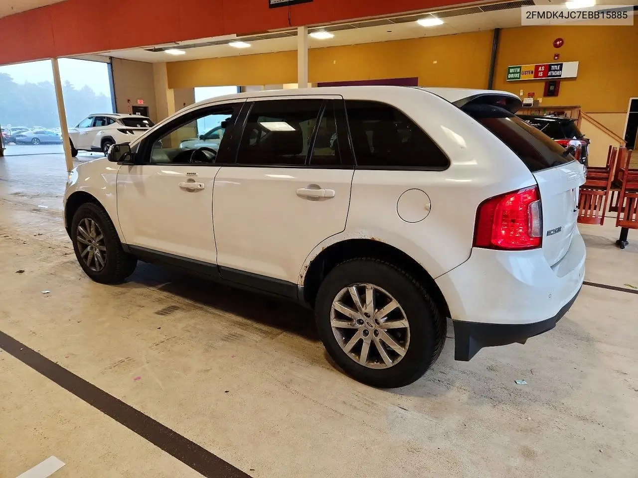 2014 FORD EDGE VIN 2FMDK4JC7EBB15885 — фото 2