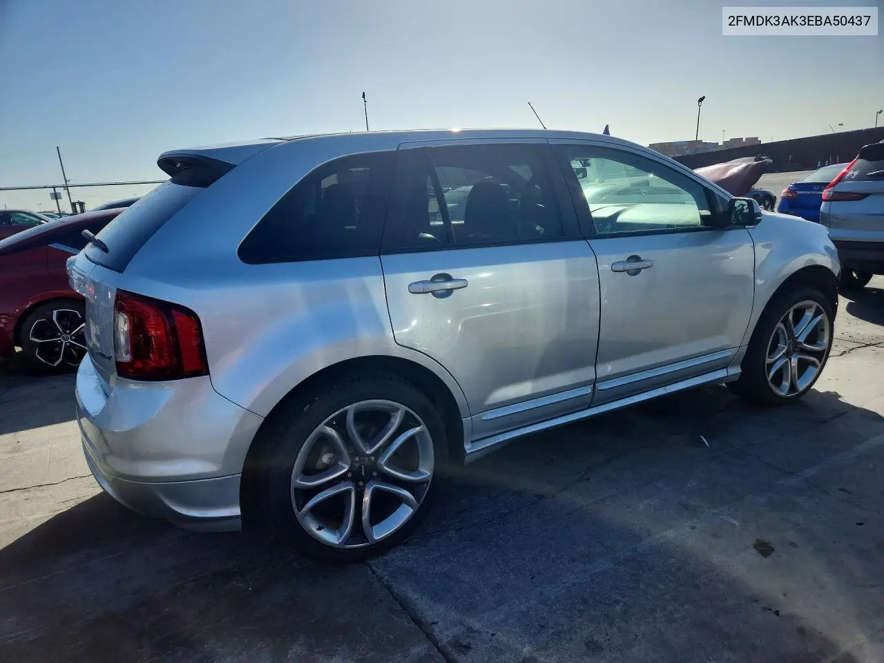 2014 FORD EDGE VIN 2FMDK3AK3EBA50437 — фото 3