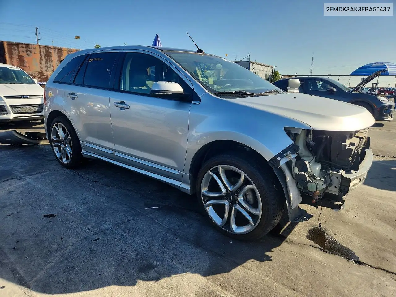 2014 FORD EDGE VIN 2FMDK3AK3EBA50437 — фото 4