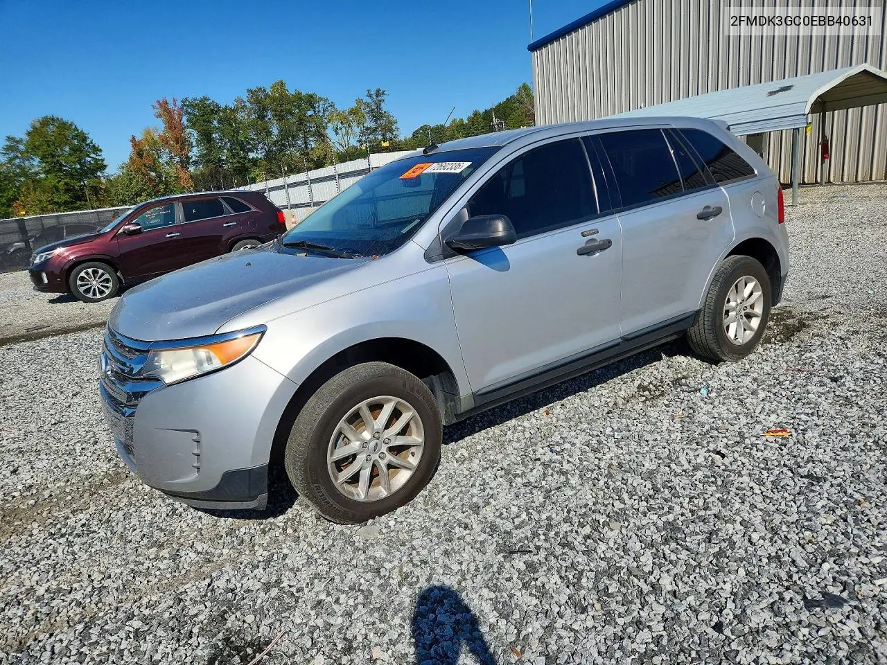 FORD EDGE 2014, VIN 2FMDK3GC0EBB40631