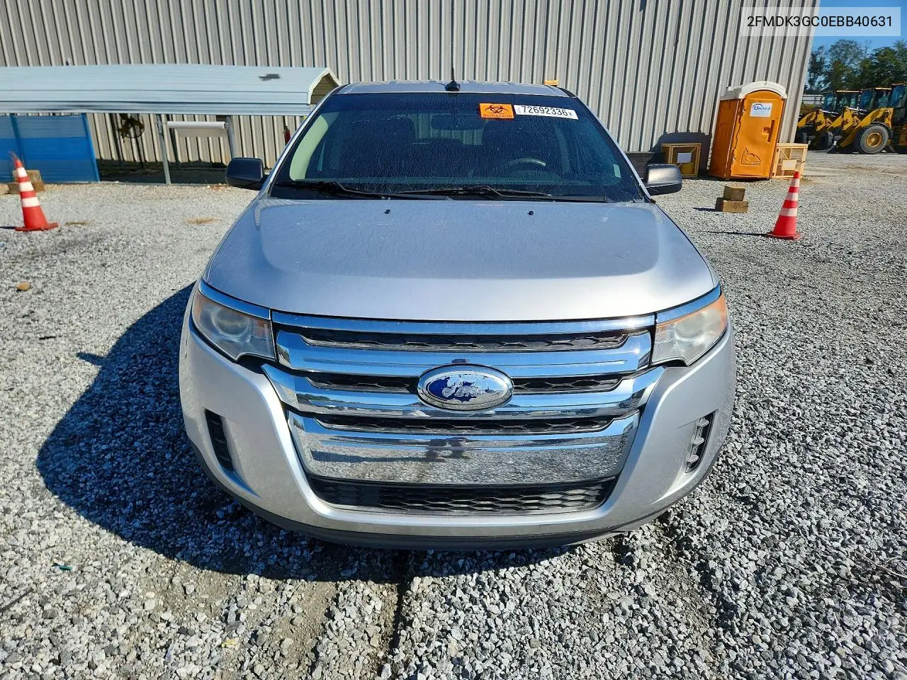 2014 FORD EDGE VIN 2FMDK3GC0EBB40631 — фото 5