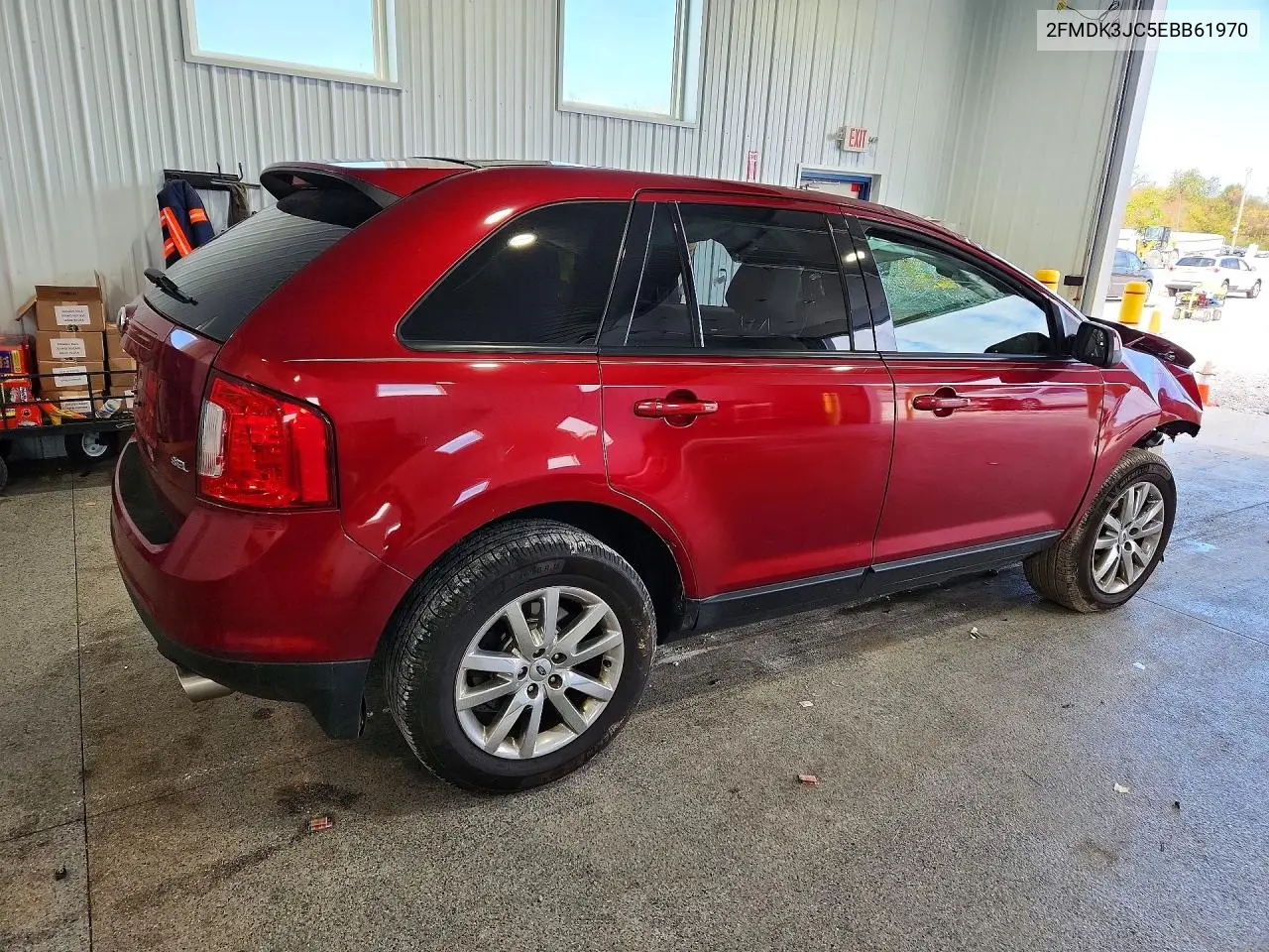 2014 FORD EDGE VIN 2FMDK3JC5EBB61970 — фото 3