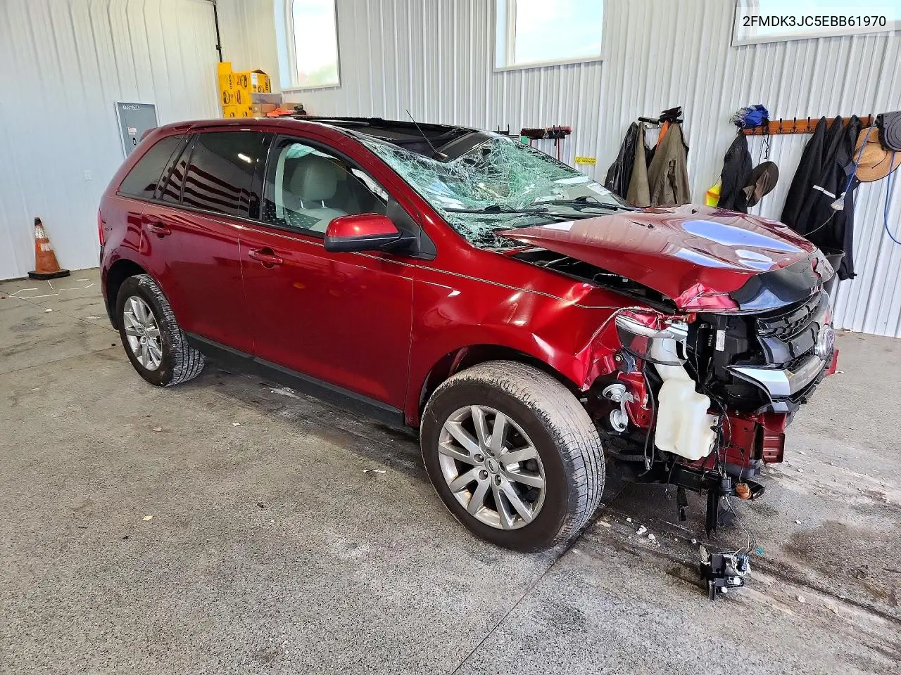 2014 FORD EDGE VIN 2FMDK3JC5EBB61970 — фото 4
