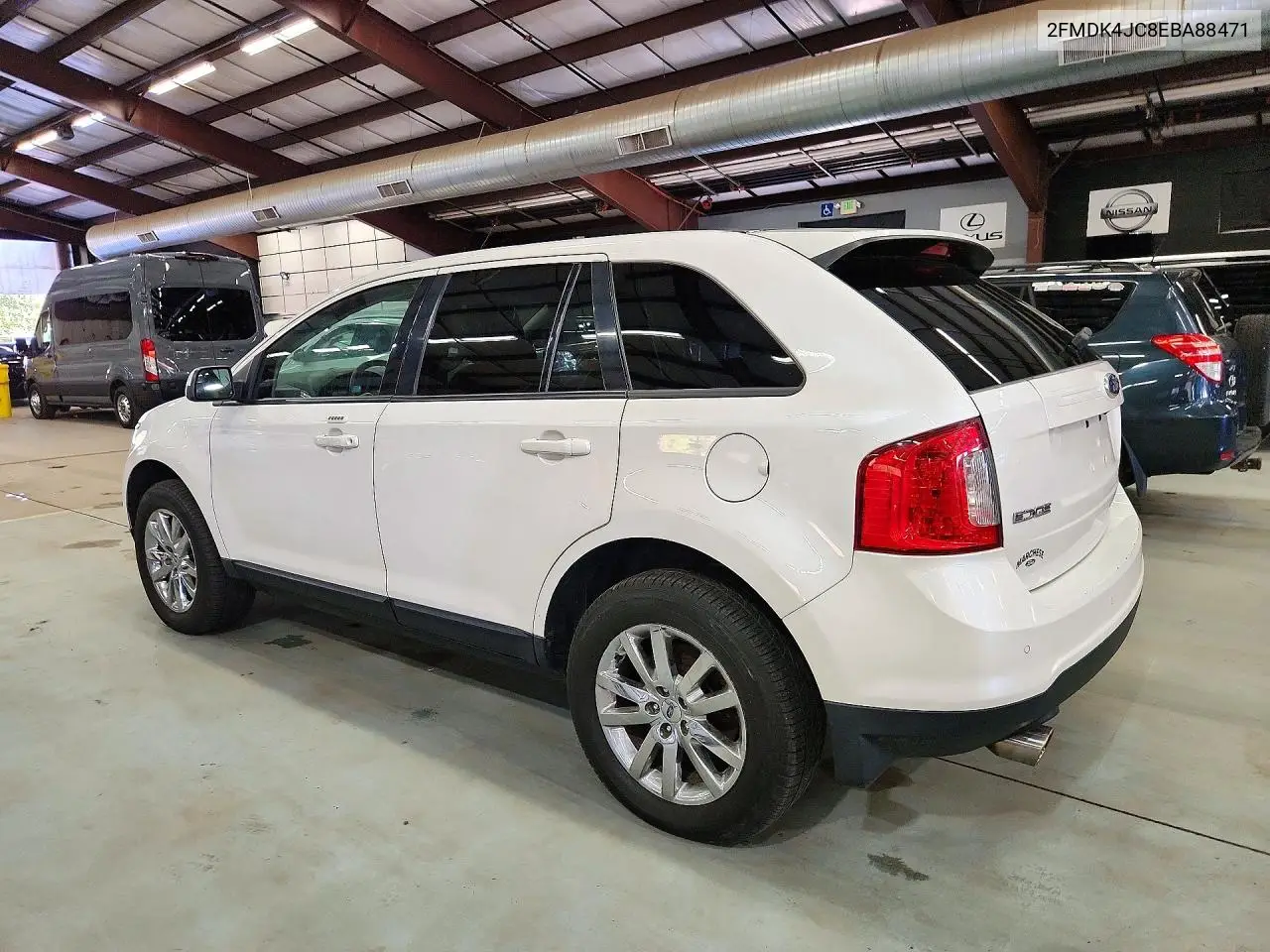 2014 FORD EDGE VIN 2FMDK4JC8EBA88471 — фото 2