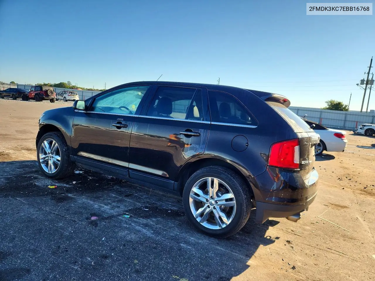 2014 FORD EDGE VIN 2FMDK3KC7EBB16768 — фото 2