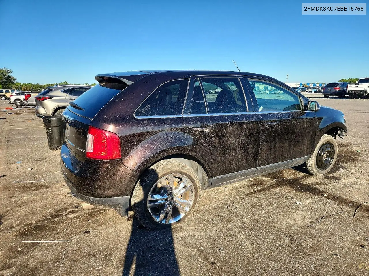 2014 FORD EDGE VIN 2FMDK3KC7EBB16768 — фото 3