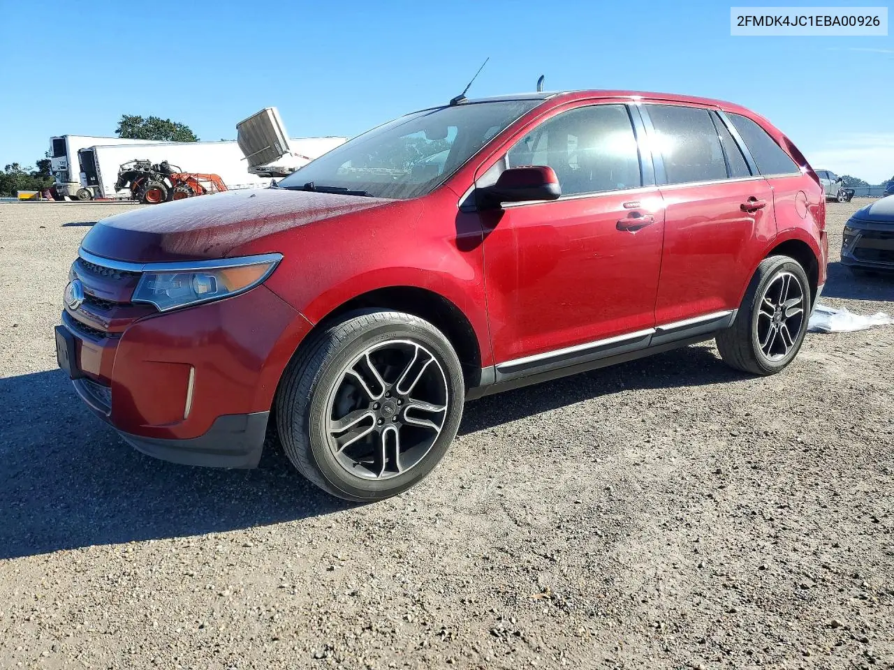 FORD EDGE 2014, VIN 2FMDK4JC1EBA00926