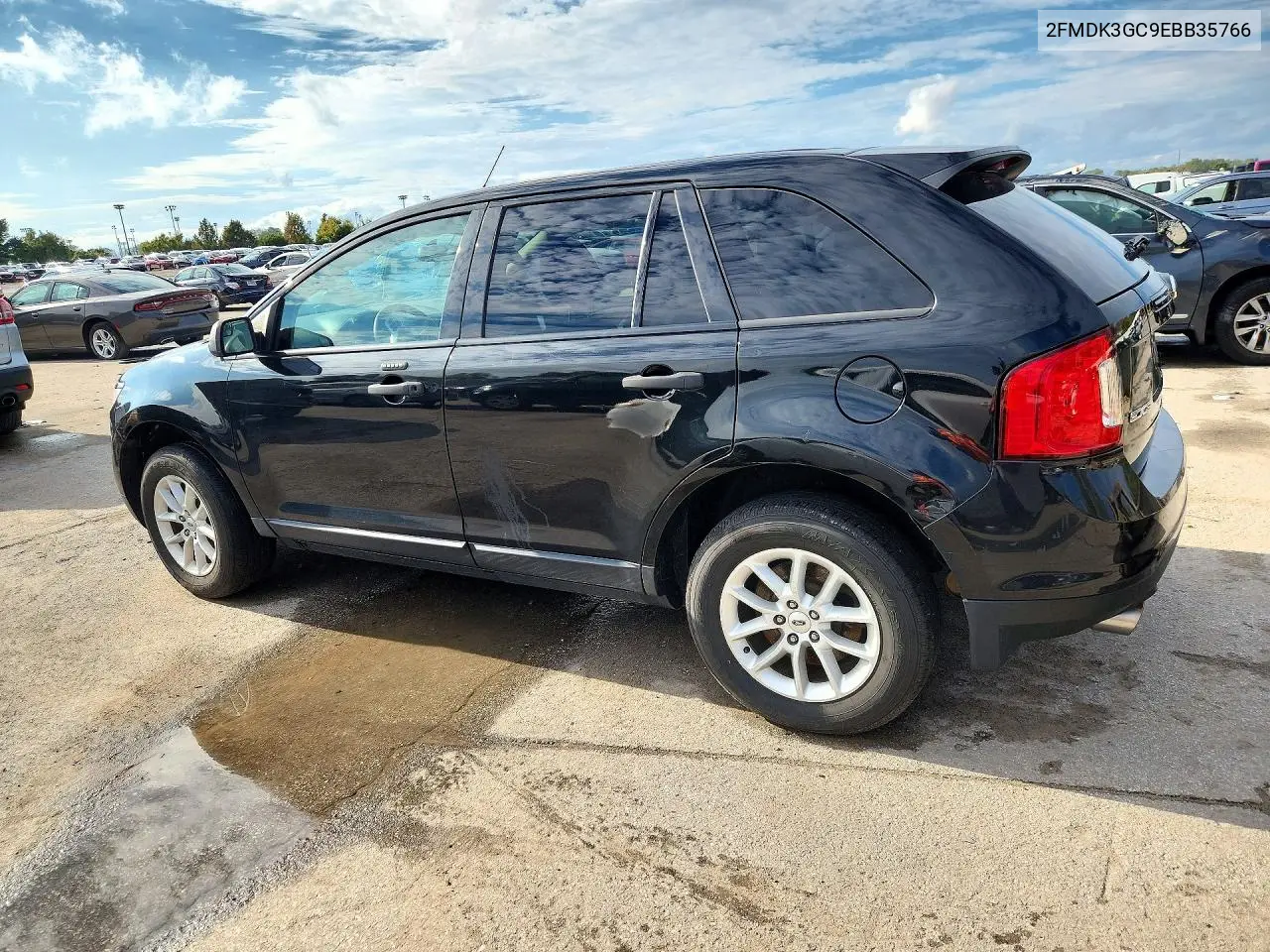 2014 FORD EDGE VIN 2FMDK3GC9EBB35766 — фото 2