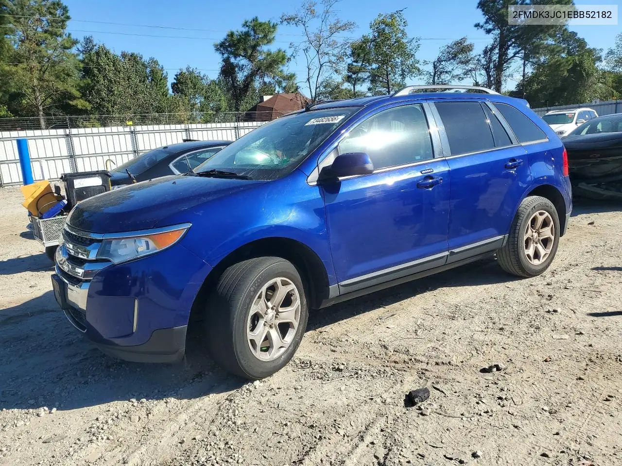 2014 FORD EDGE VIN 2FMDK3JC1EBB52182 — фото 2