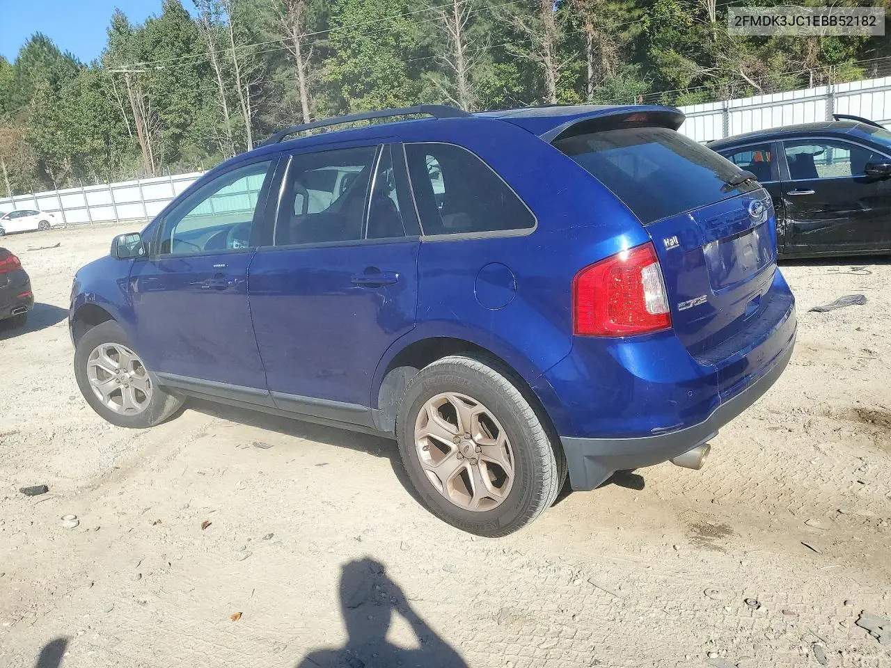2014 FORD EDGE VIN 2FMDK3JC1EBB52182 — фото 3