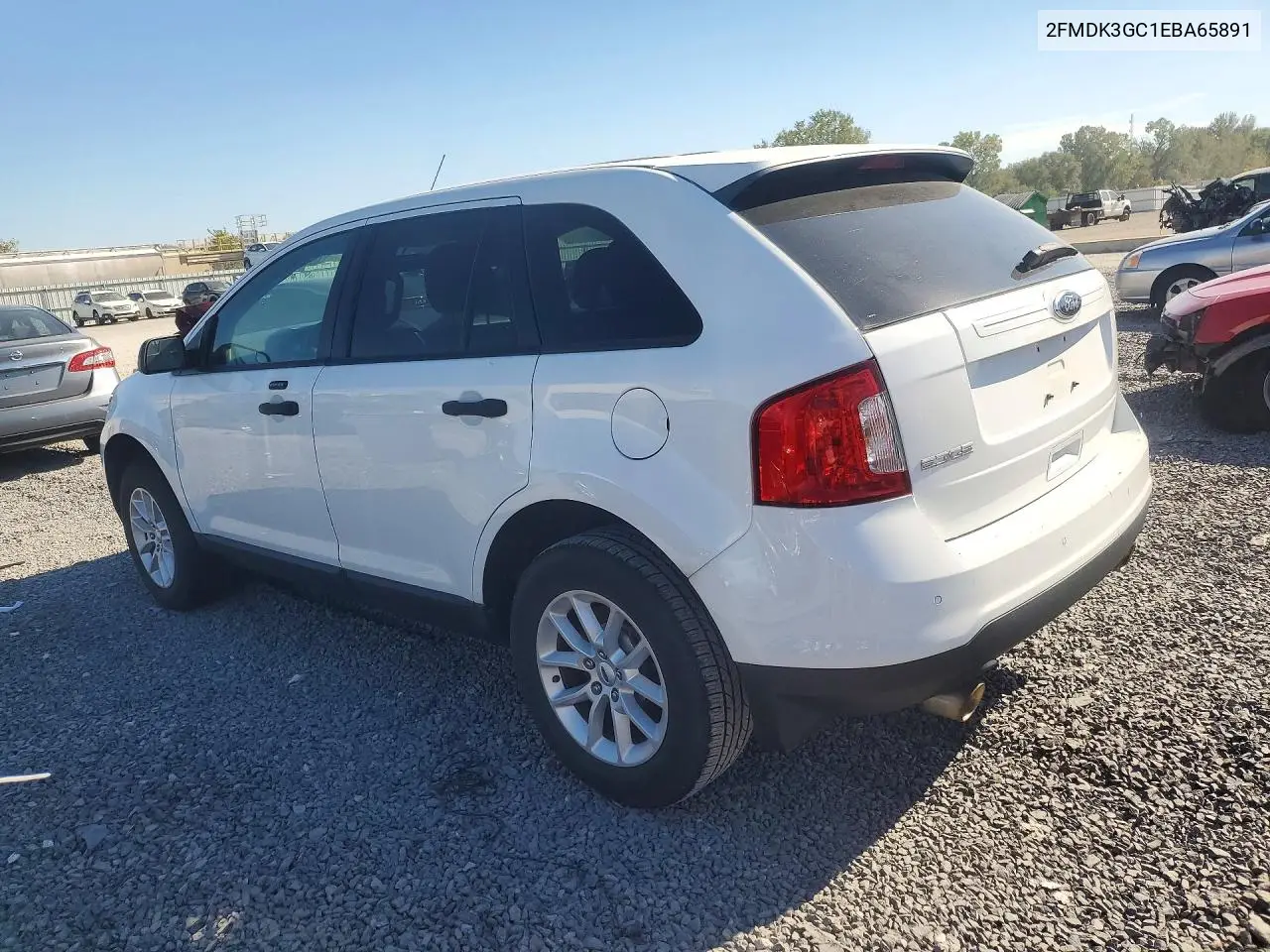 2014 FORD EDGE VIN 2FMDK3GC1EBA65891 — фото 2