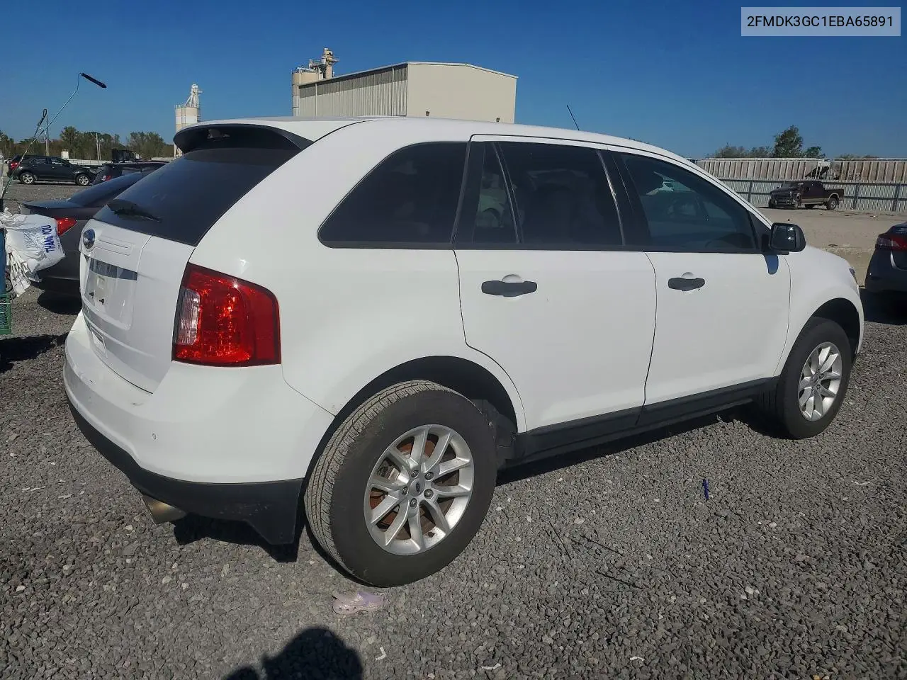 2014 FORD EDGE VIN 2FMDK3GC1EBA65891 — фото 3