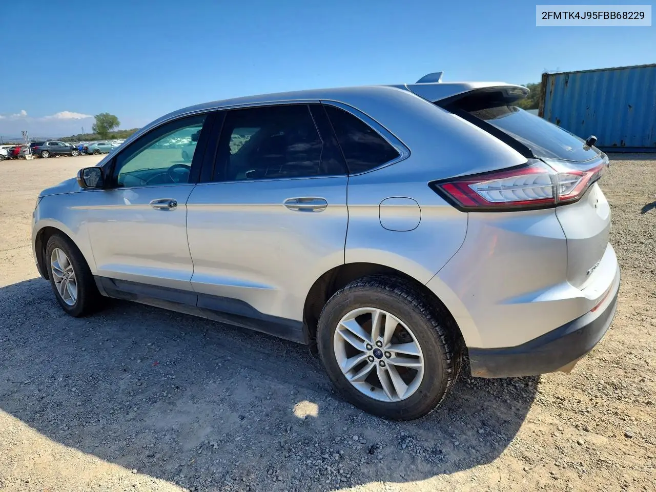 2015 FORD EDGE VIN 2FMTK4J95FBB68229 — фото 2
