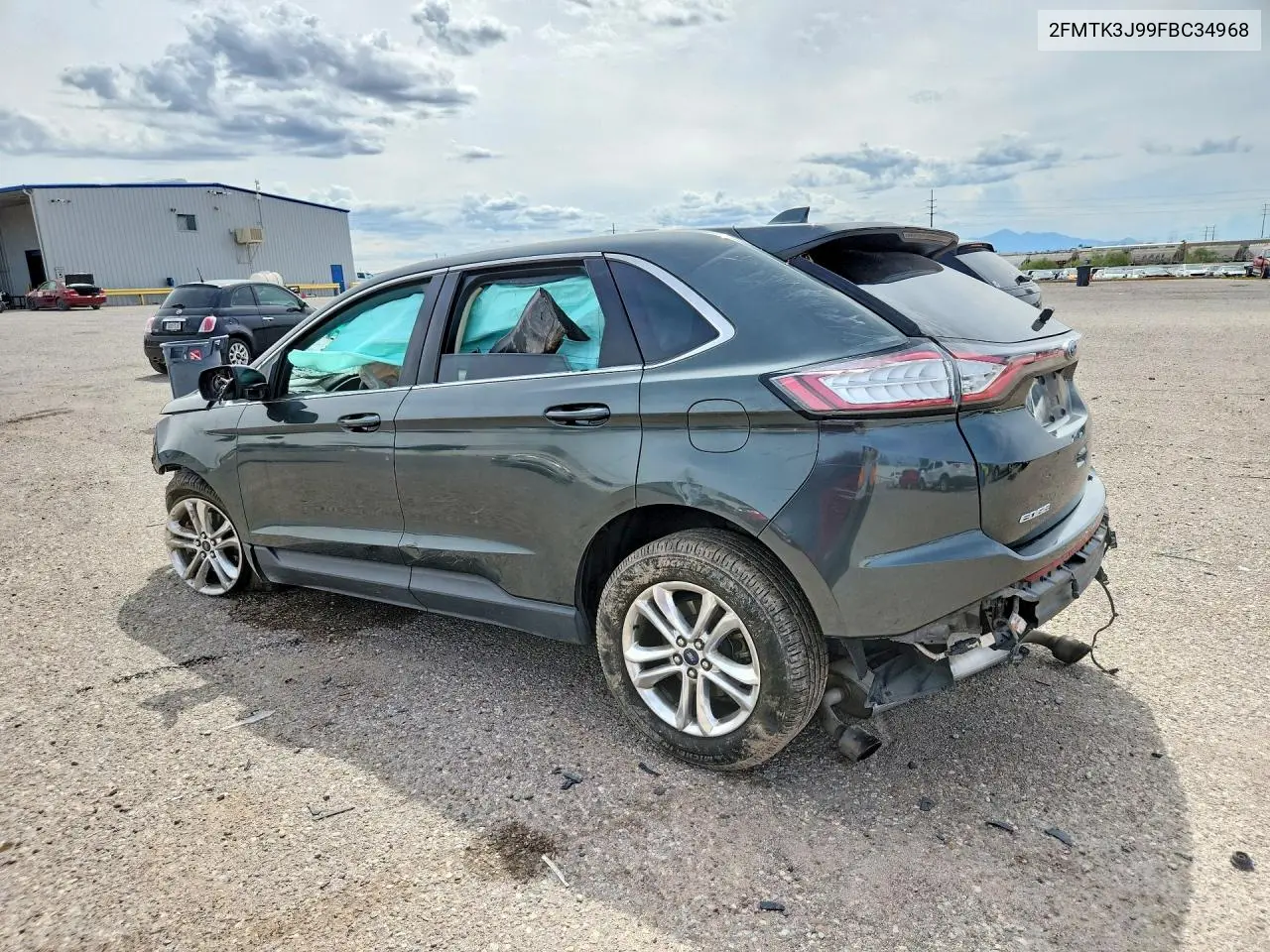 2015 FORD EDGE VIN 2FMTK3J99FBC34968 — фото 2