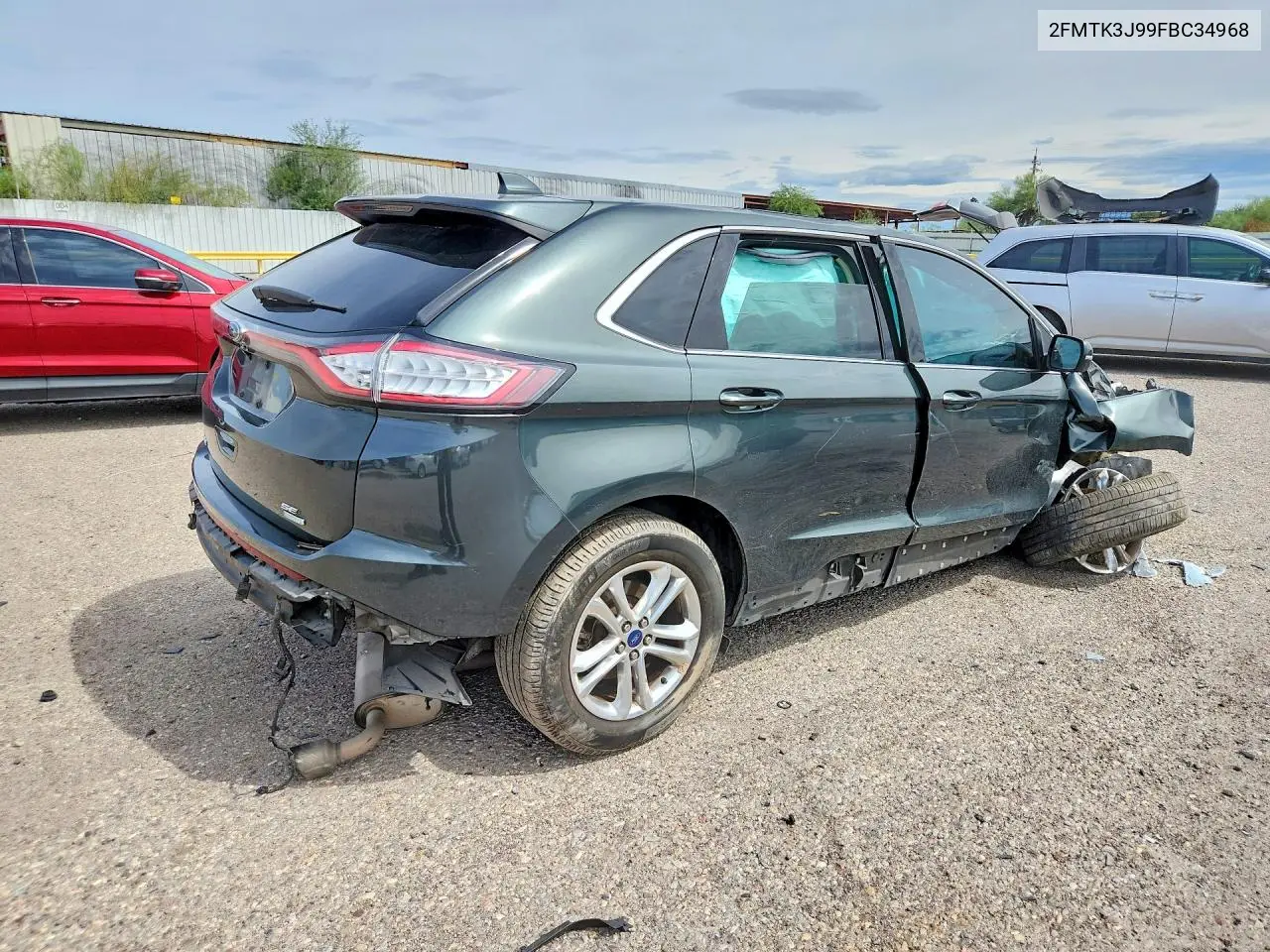 2015 FORD EDGE VIN 2FMTK3J99FBC34968 — фото 3