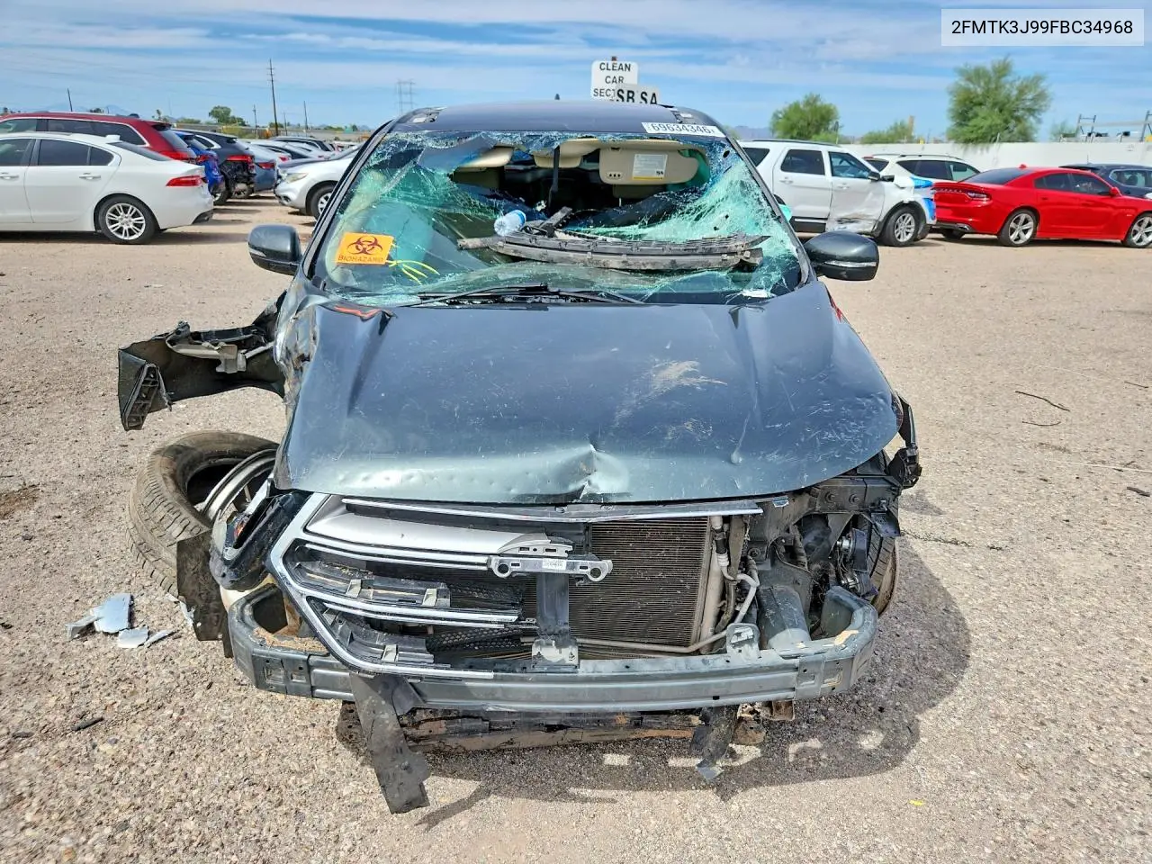 2015 FORD EDGE VIN 2FMTK3J99FBC34968 — фото 5