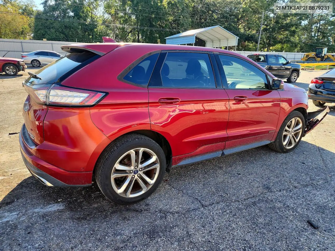 2015 FORD EDGE VIN 2FMTK3AP2FBB79231 — фото 3