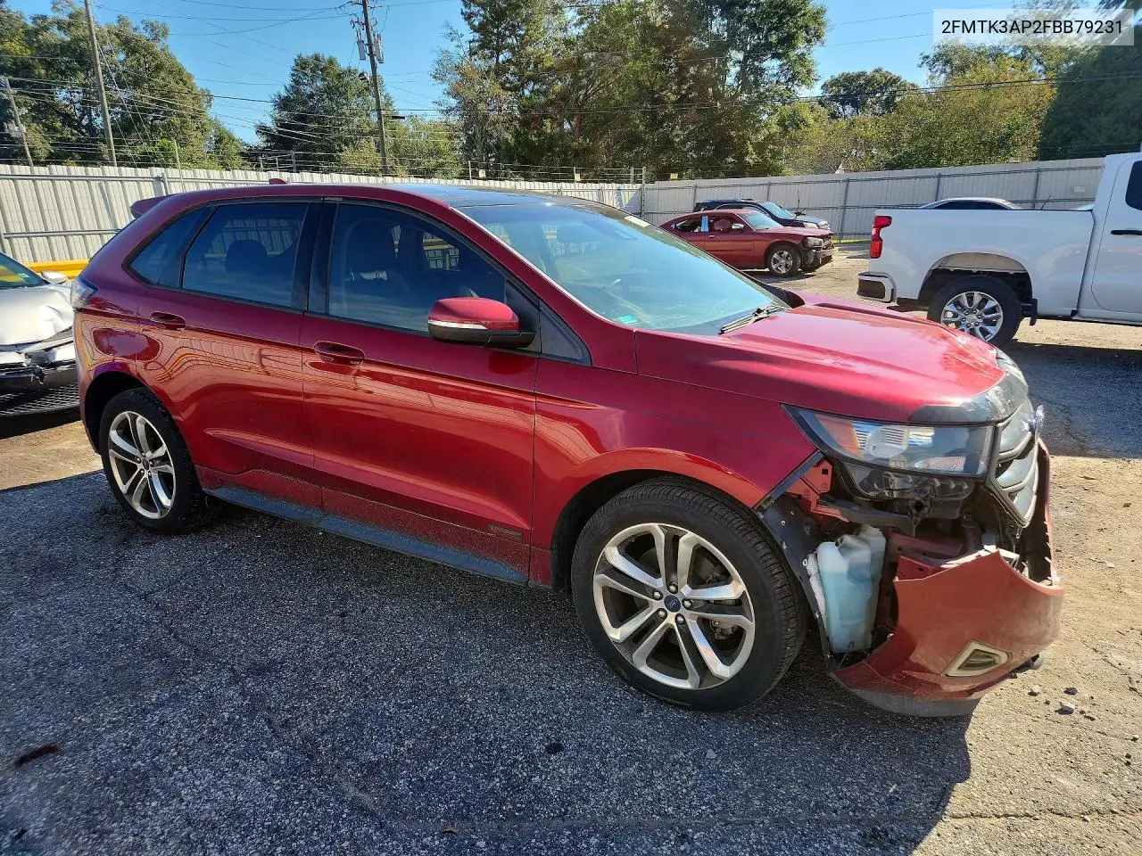 2015 FORD EDGE VIN 2FMTK3AP2FBB79231 — фото 4