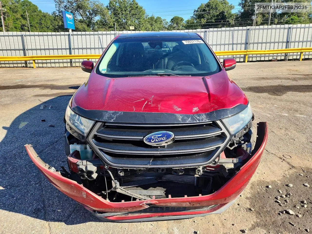 2015 FORD EDGE VIN 2FMTK3AP2FBB79231 — фото 5