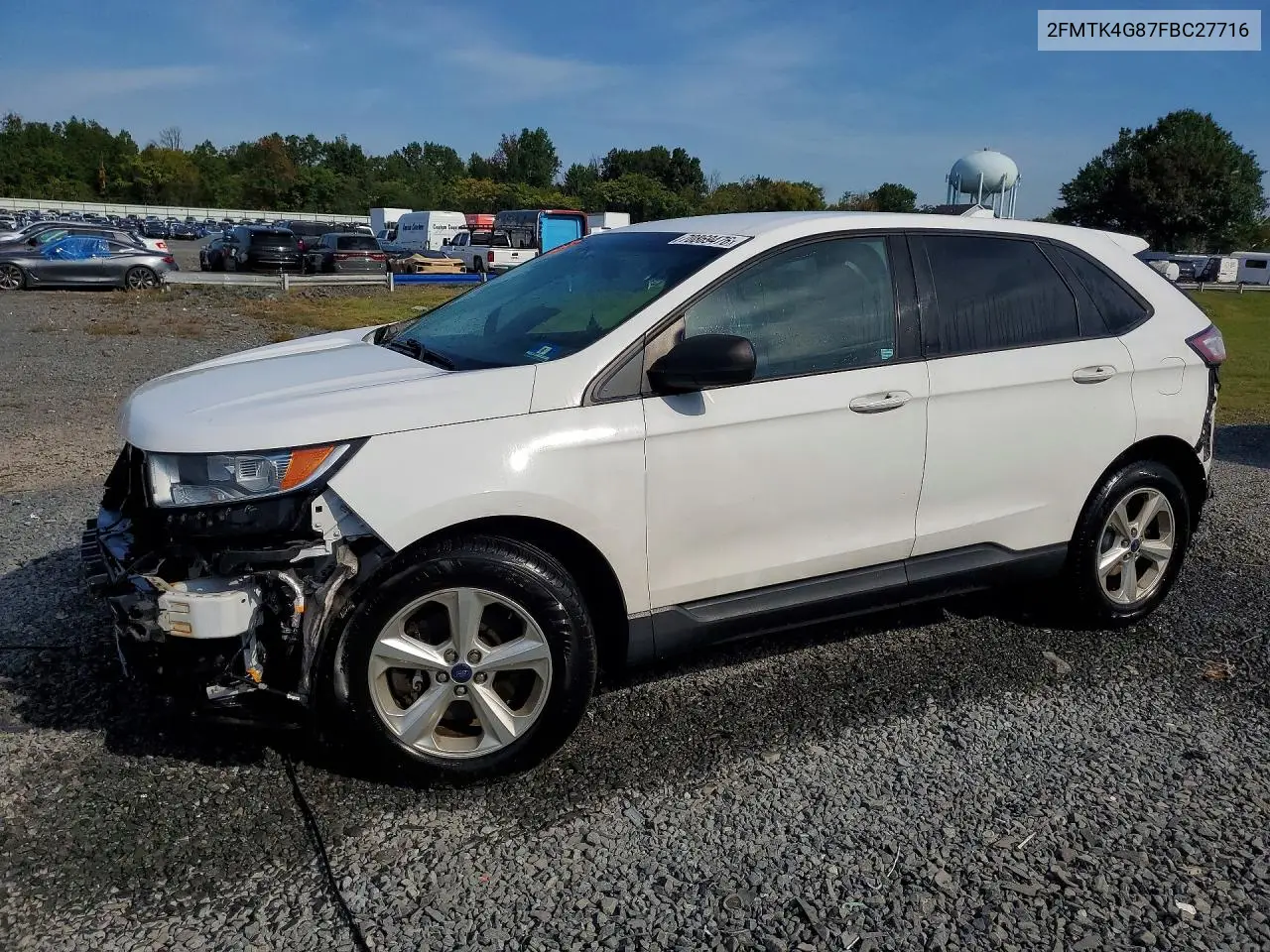FORD EDGE 2015, VIN 2FMTK4G87FBC27716