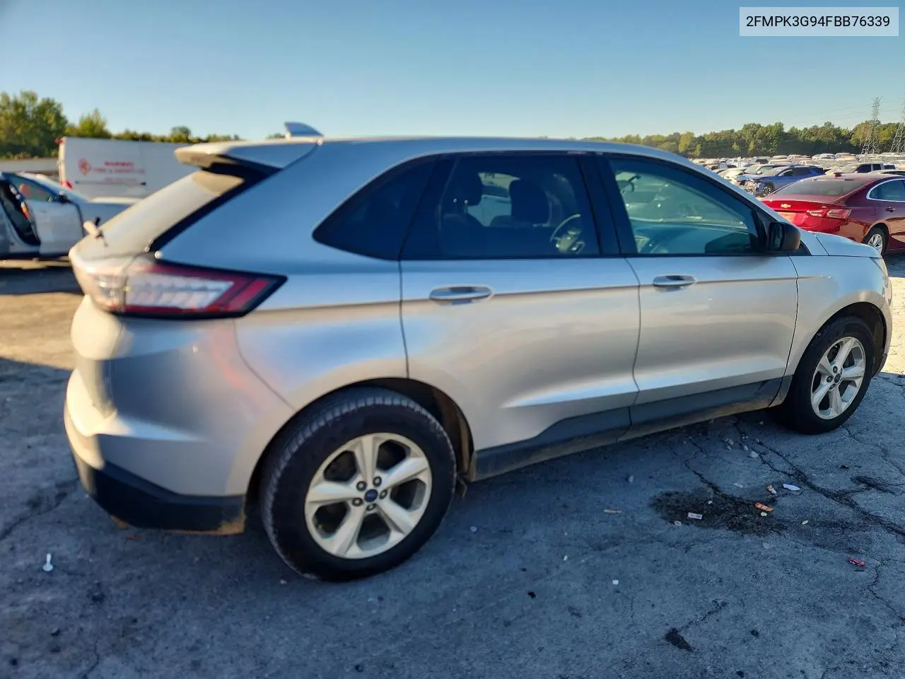 2015 FORD EDGE VIN 2FMPK3G94FBB76339 — фото 3