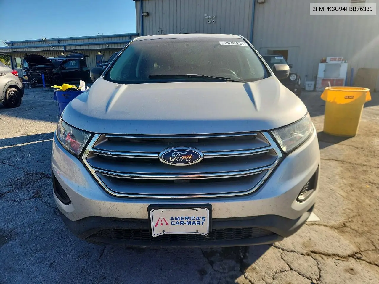 2015 FORD EDGE VIN 2FMPK3G94FBB76339 — фото 5