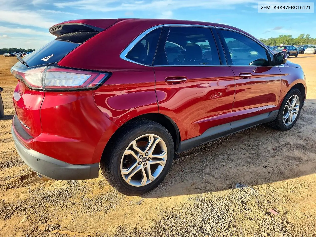 2015 FORD EDGE VIN 2FMTK3K87FBC16121 — фото 3