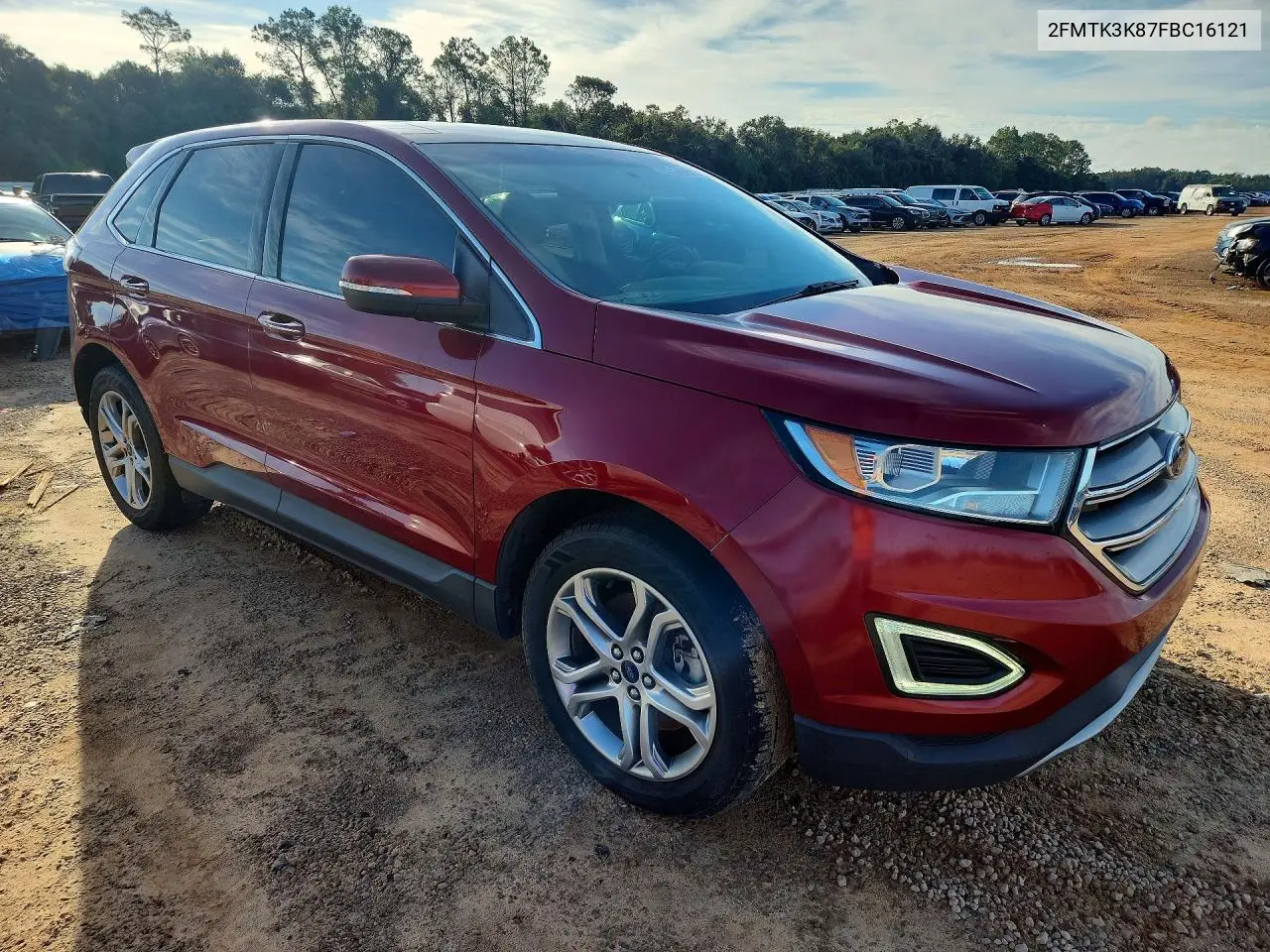 2015 FORD EDGE VIN 2FMTK3K87FBC16121 — фото 4