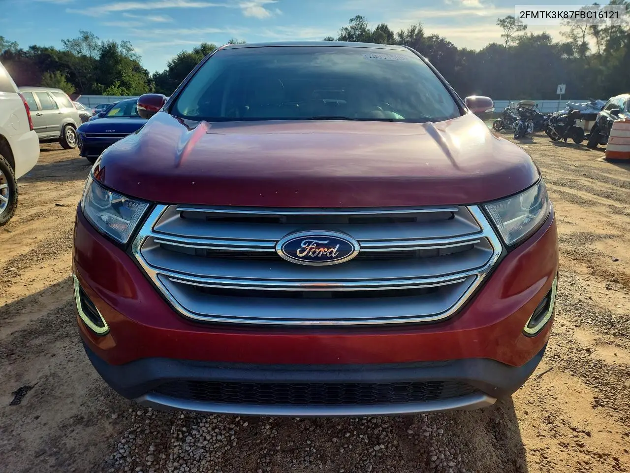 2015 FORD EDGE VIN 2FMTK3K87FBC16121 — фото 5