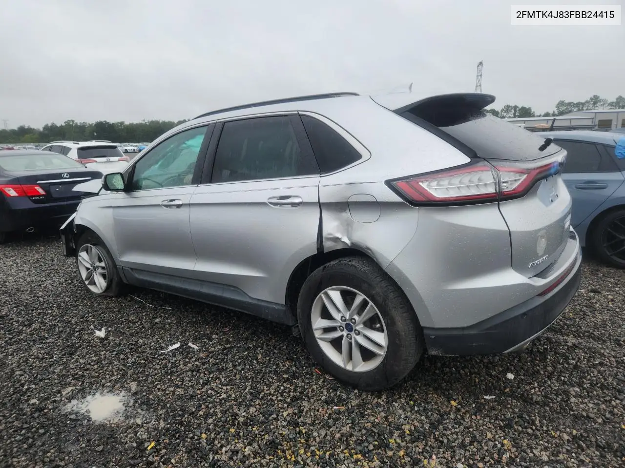 2015 FORD EDGE VIN 2FMTK4J83FBB24415 — фото 2
