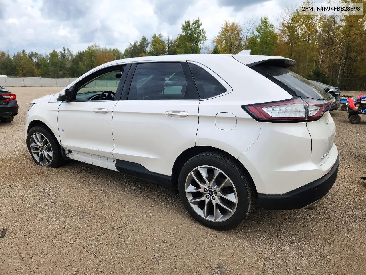 2015 FORD EDGE VIN 2FMTK4K94FBB23698 — фото 2