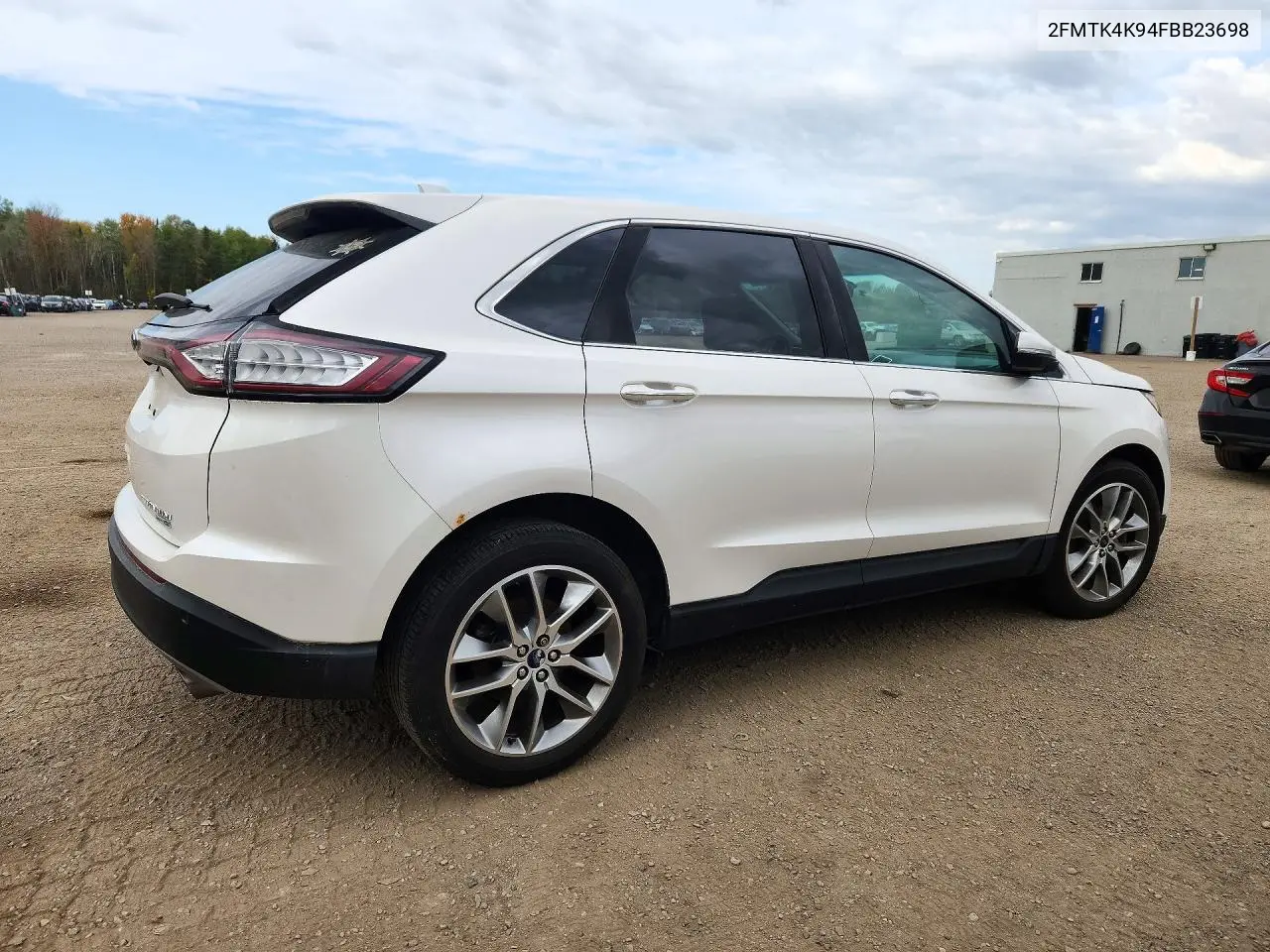 2015 FORD EDGE VIN 2FMTK4K94FBB23698 — фото 3