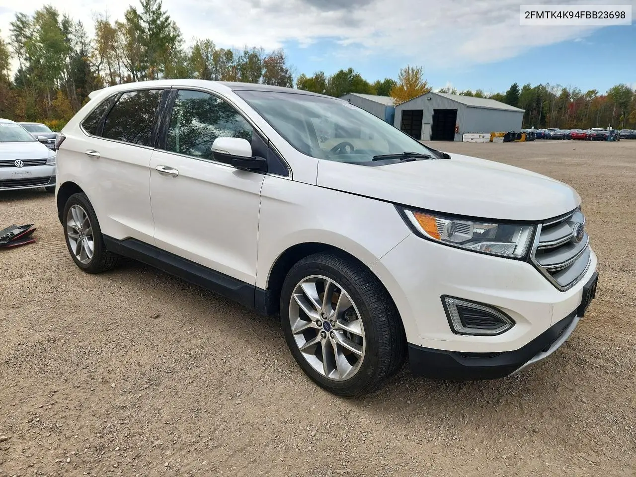 2015 FORD EDGE VIN 2FMTK4K94FBB23698 — фото 4