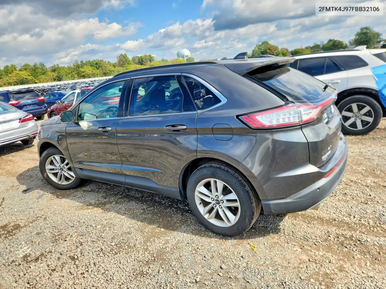 2015 FORD EDGE VIN 2FMTK4J97FBB32106 — фото 2