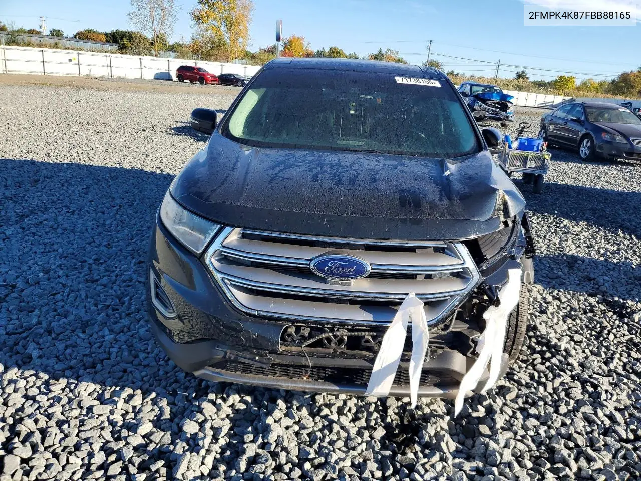 2015 FORD EDGE VIN 2FMPK4K87FBB88165 — фото 5