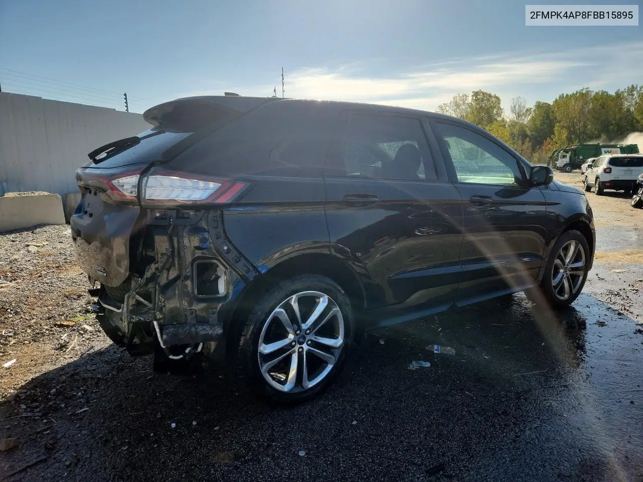 2015 FORD EDGE VIN 2FMPK4AP8FBB15895 — фото 3