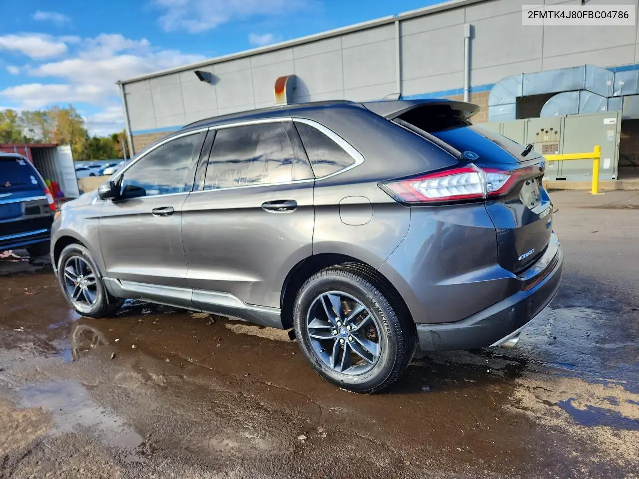 2015 FORD EDGE VIN 2FMTK4J80FBC04786 — фото 2