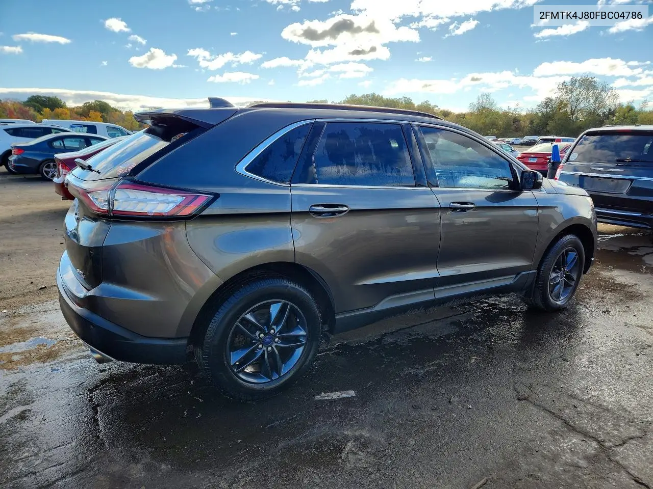 2015 FORD EDGE VIN 2FMTK4J80FBC04786 — фото 3