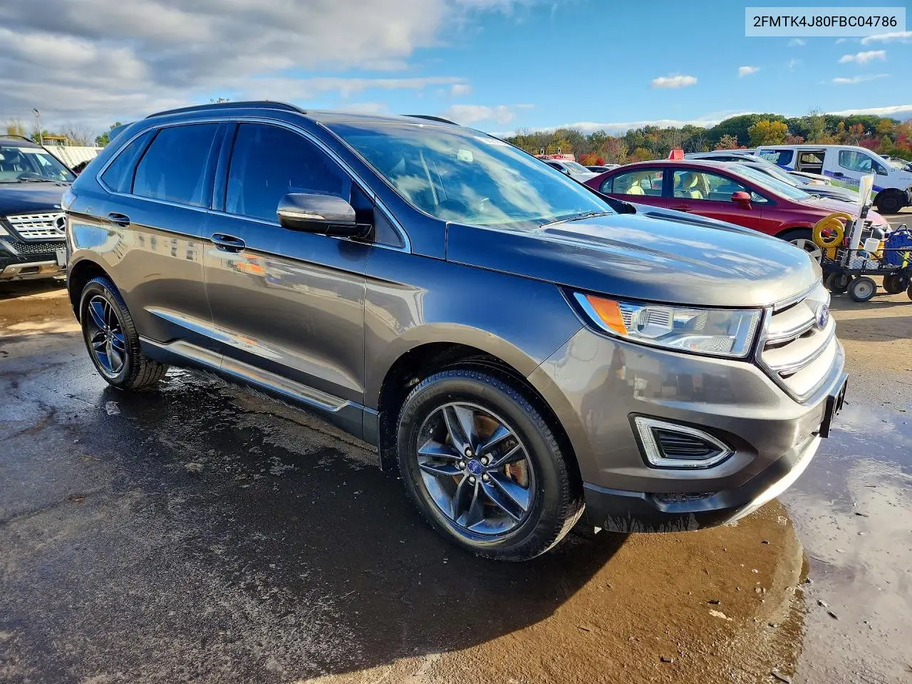 2015 FORD EDGE VIN 2FMTK4J80FBC04786 — фото 4