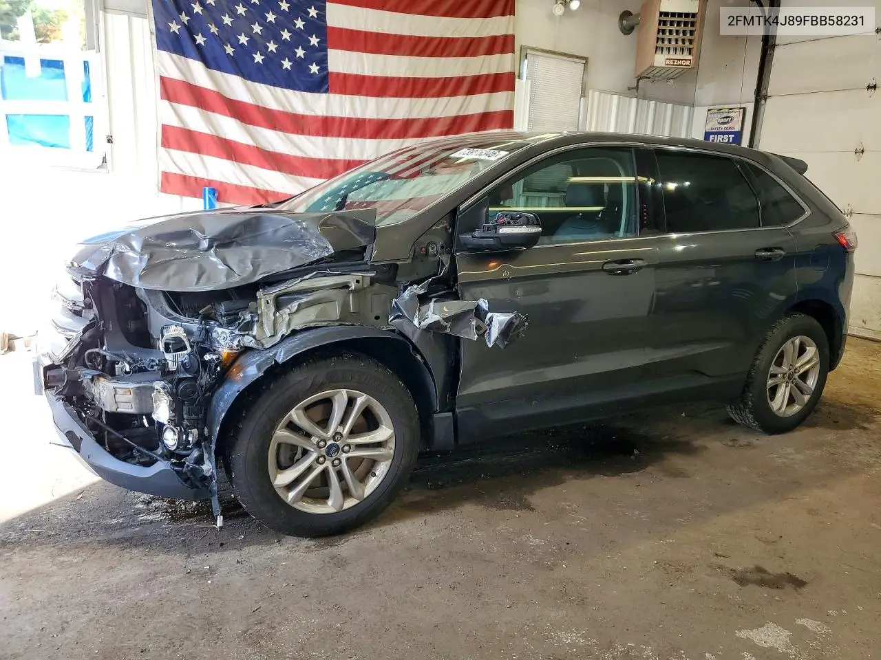 FORD EDGE 2015, VIN 2FMTK4J89FBB58231
