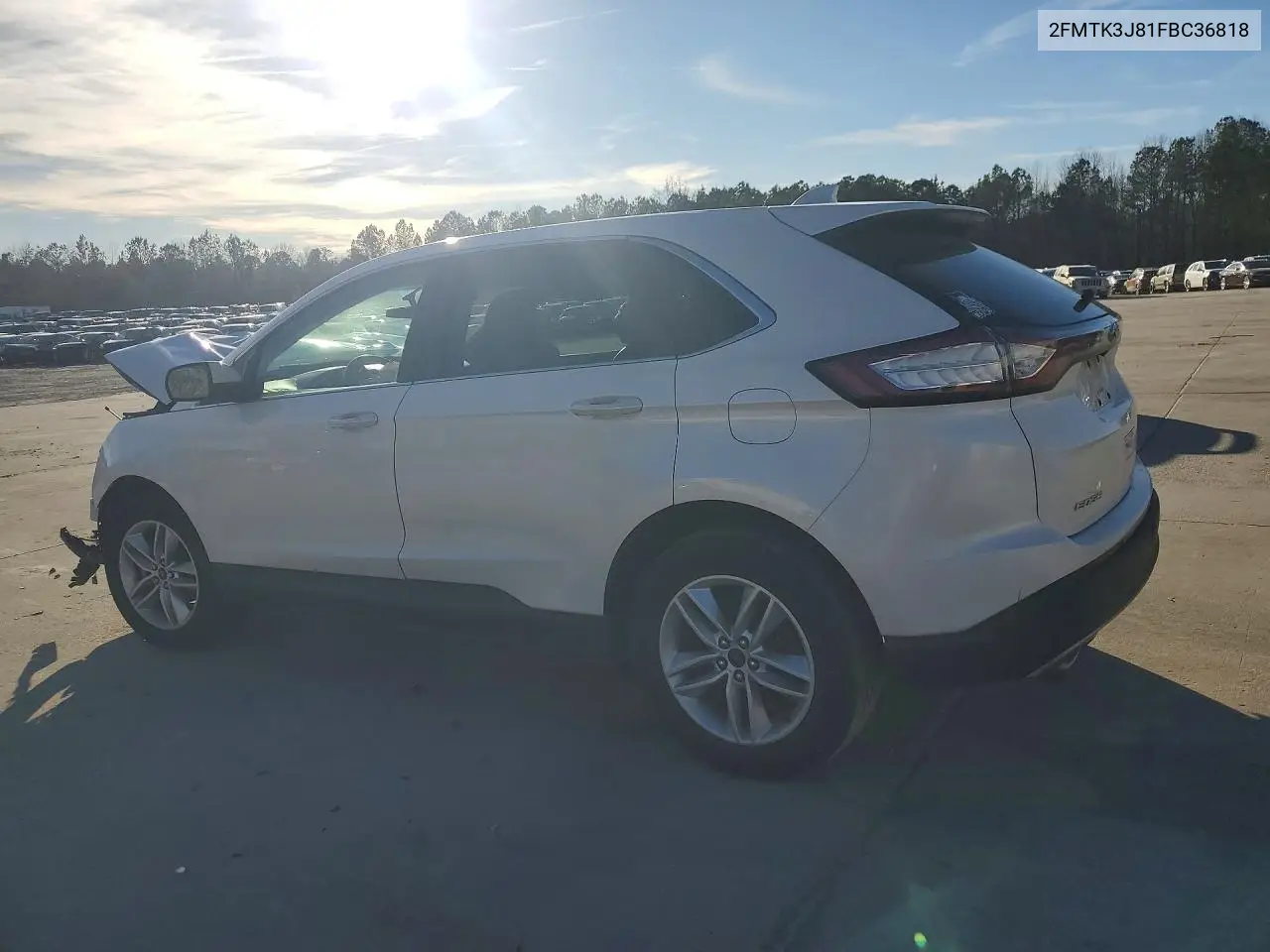 2015 FORD EDGE VIN 2FMTK3J81FBC36818 — фото 2