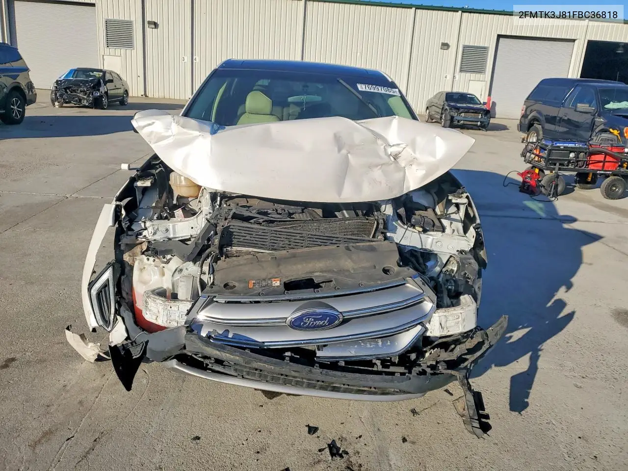 2015 FORD EDGE VIN 2FMTK3J81FBC36818 — фото 5
