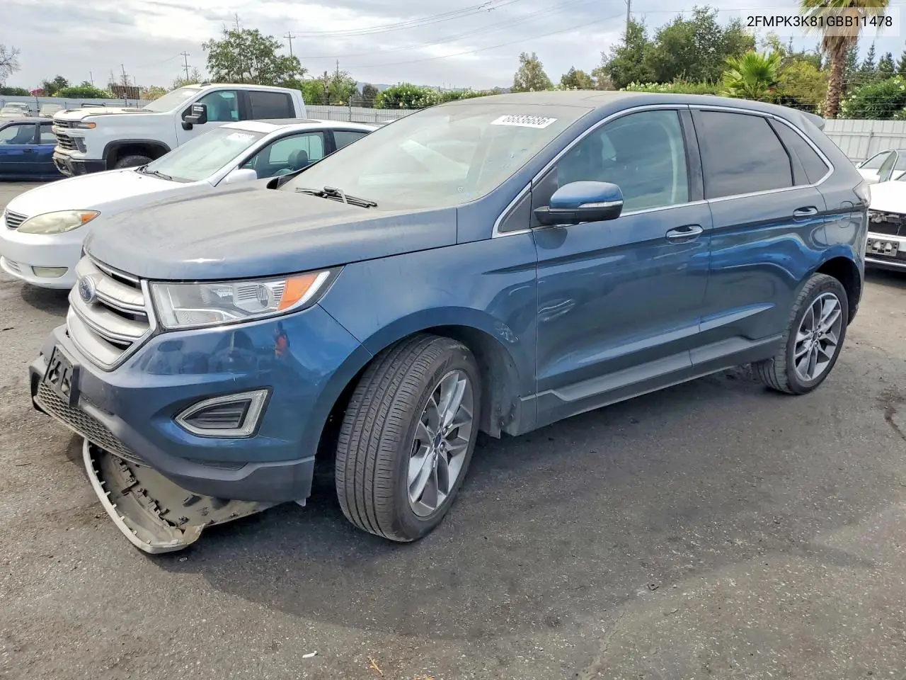 FORD EDGE 2016, VIN 2FMPK3K81GBB11478