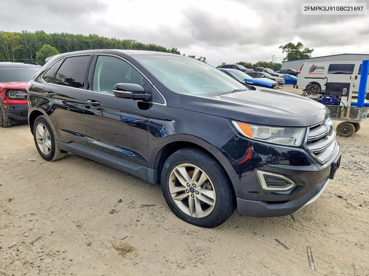 2016 FORD EDGE VIN 2FMPK3J91GBC21697 — фото 4