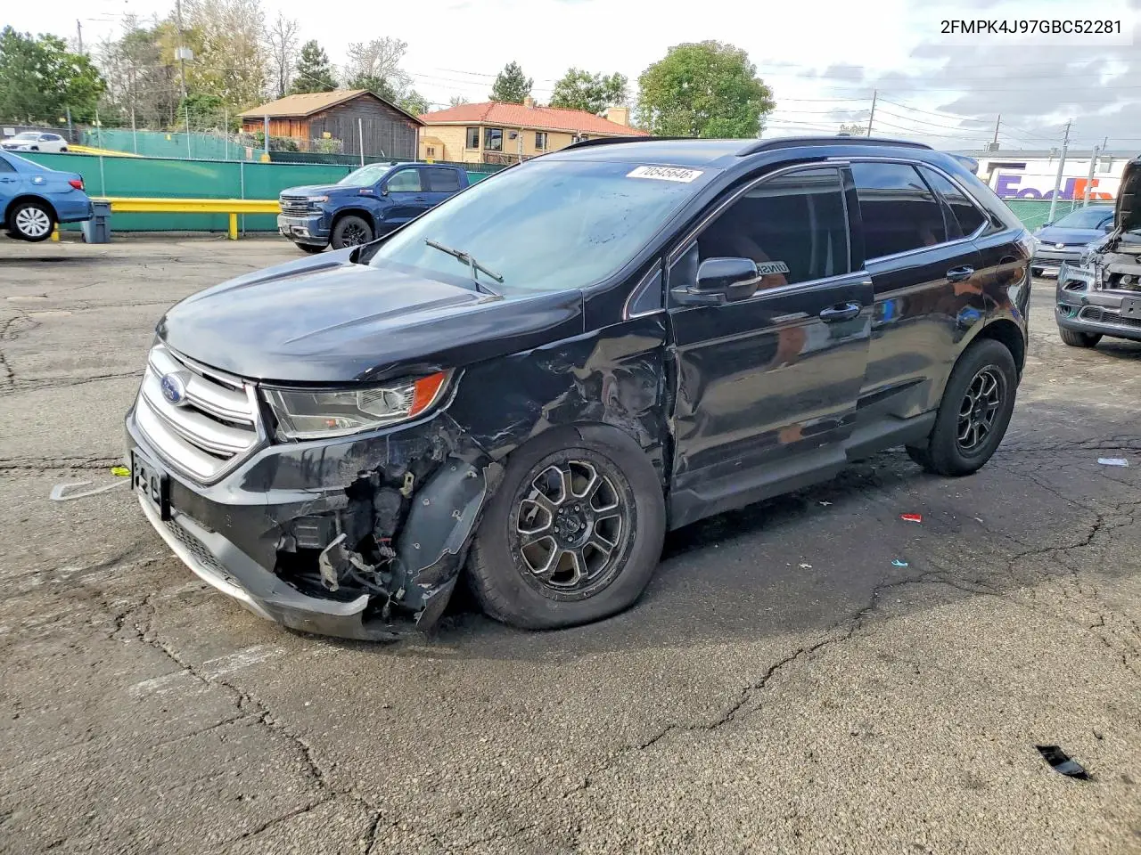 FORD EDGE 2016, VIN 2FMPK4J97GBC52281
