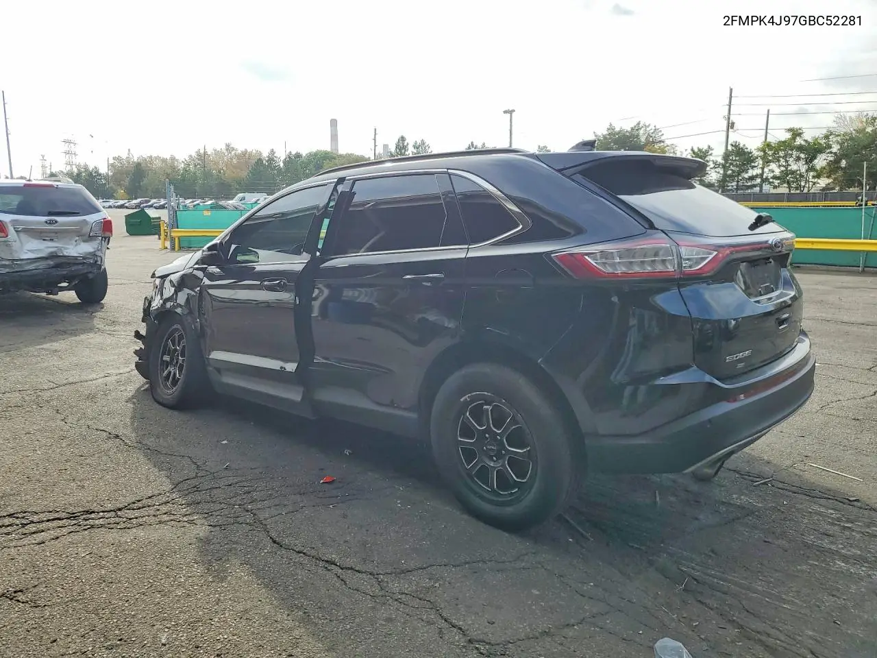 2016 FORD EDGE VIN 2FMPK4J97GBC52281 — фото 2
