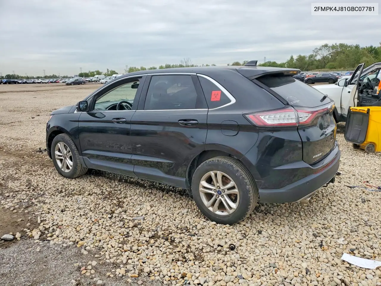 2016 FORD EDGE VIN 2FMPK4J81GBC07781 — фото 2